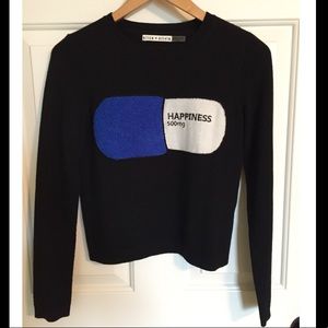 Alice+Olivia Connie Happiness Prescription Sweater